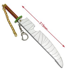 Porte-clés Katana <span class=keywords><strong>de</strong></span> 22 cm, couteau Nichirin <span class=keywords><strong>de</strong></span> Tengen Uzui, modèle d'arme <span class=keywords><strong>de</strong></span> personnage d'anime Demon Slayer pour la décoration - Product Image 5