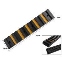 Protector de Pared Resistente con Franja Reflectante de Goma para Estacionamientos, Muelles de Carga, Almacenes y Columnas