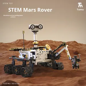 Modelo de Cohete Espacial para Armar, Compatible con Bloques de Construcción, Juguete Educativo de <span class=keywords><strong>Ciencia</strong></span> para el Desarrollo de la Inteligencia de los Niños - Product Image 1