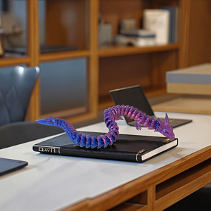 Œuf de dragon imprimé en 3D, jouet de dragon en cristal, décoration pour la maison et le bureau, jouets de dragon entièrement articulés imprimés en 3D pour enfants - Product Image 2