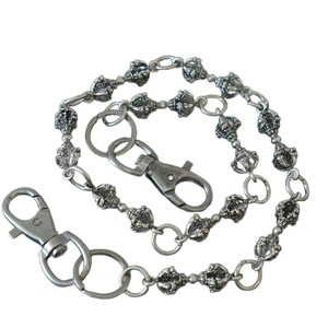 2025 nouveauté Vintage Punk unisexe argent chaîne colonne pantalon Style américain en acier inoxydable taille chaîne pour hommes et femmes - Product Image 6