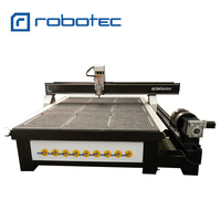 Machine de travail du bois 3D efficace / Machine de gravure sur bois CNC 1300*2500 / Machine de découpe du bois à 4 axes pour meubles