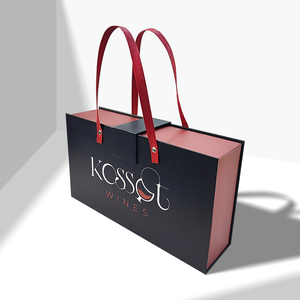 Caja de Regalo Magnética de Cartón con Solapa Rígida, Empaque de Papel con Materiales Reciclados y Logotipo Personalizado - Product Image 4