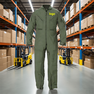 Kerousi ZF <span class=keywords><strong>Airline</strong></span> Worker Vêtements de sécurité pour pilote d'aviation Uniforme de combinaison de vol comprenant un pantalon et une chemise - Product Image 3