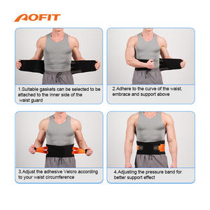 Sabuk Lumbar kerja pelatih pinggang ramping termal, penyangga punggung bawah pereda nyeri tulang belakang untuk pria dan wanita - Product Image 5