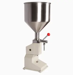 Máquinas de enchimento manual de 5-50ml, creme vara de mel, iogurte, máquina de enchimento manual