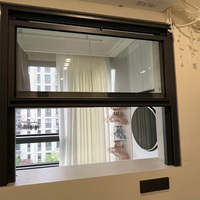 Puerta Plegable de Aluminio Yuantai Moderna con Ventana Vertical de Vidrio, Impermeable, Tipo Acordeón, para Balcón, Patio y Hogar