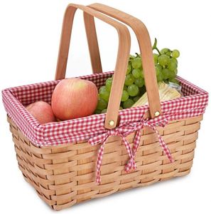 Portable Picnic Basket Ice Sunflower Really Cool 4 Persons Set Cooler Double Lid 8 Person Expandable Weaving <strong>Valentines</strong> <strong>Hamper</strong> - Product Image 1