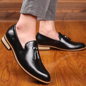 Высококачественные роскошные мужские кожаные туфли большого размера, Модные Повседневные Классические туфли для мужчин - Product Image 6