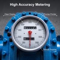 Oval Gear Flow Meter High Accuracy Pressurized Liquid for Oil Corrosive Liquid & Viscous Solidifiable Fluid Measurement
