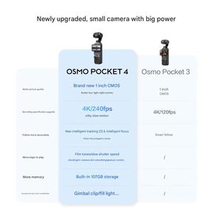 2026 New Product D JI Pocket 4 Creator Combo <b>Gimbal</b> <b>Camera</b> 2.0 Inch Screen 4K Video Anti-shake AI Tracking MicroSD Support - Product Image 4