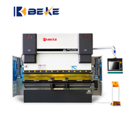 Presse plieuse CNC BEKE WE67K DA69S 160T 2500 8 axes + 1 axe hydraulique pour tôles d'acier, à fonctionnement silencieux et forte rigidité