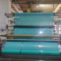 Film d'emballage agricole soluble dans l'eau vert de 1500 m de long, rouleau de 25 cm de large en LLDPE, protection contre l'humidité pour ensilage