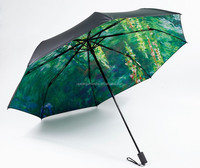 Parapluie automatique à sublimation automatique, livraison gratuite, fournisseur de parapluie pliant personnalisé, impression de photo