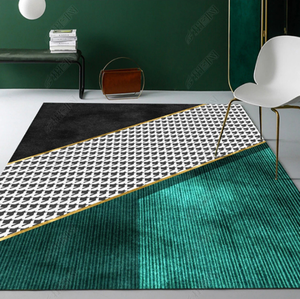 Alfombra y tapetes sencillos de estilo nórdico para sala de estar, manta para mesa de café y sofá, decoración del hogar, alfombrilla antideslizante para juegos para niños - Product Image 1