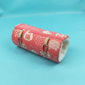 도매 애완 동물 햄스터 장난감 침대 햄스터를위한 면 인쇄 매달린 터널 - Product Image 3