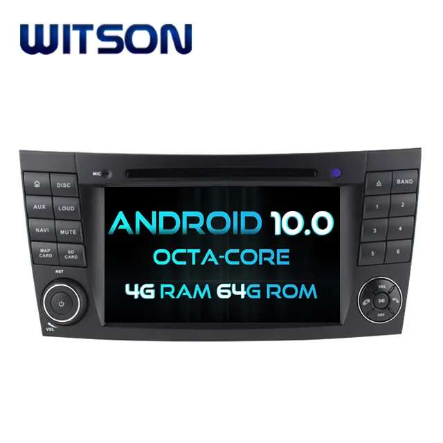 WITSON Octa-Core(Eight Core) Android 10.0 DOUBLE DIN CAR DVD GPS For MERCEDES-BENZ E CLASS W211 4G ROM 1080P SCREEN 64GB ROM