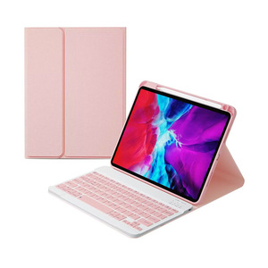 Pengjin bàn phím với khe cắm bút trường hợp bảo vệ/Bluetooth Máy Tính Bảng Da trường hợp ba chiều thiết kế chức năng ngủ hỗ trợ - Product Image 4