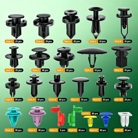 Nouvel Assortiment Universel de Fixations Automobiles en Nylon de Haute Qualité 725 Pièces – Clips de Remplacement pour Pare-chocs, Bavettes et Ailes
