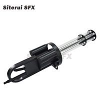 Pistolet à fumée CO2 SITERUI SFX pour scène, portée de pulvérisation 6-8m, LED RGB 7 couleurs, prise en charge DMX512, recharge par batterie, contrôle manuel