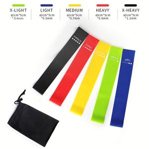 Gym Exercise Fitness Yoga Stretch Band TPE Exercise Mini <strong>Loop</strong> Band Resistance <strong>Loop</strong> Bands Set - Product Image 3