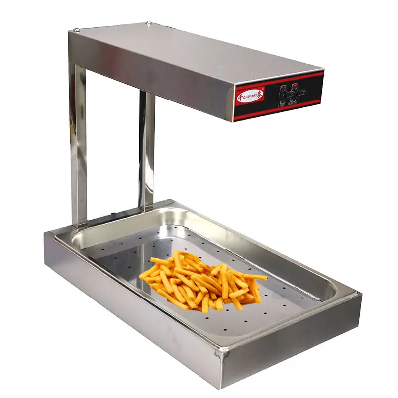 Commercial heating insulation cabinet food warmer Potato chip warmer counter