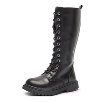 Bottes hautes pour filles, collection automne-hiver, confortables et chaudes, style tendance, pour enfants