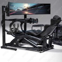 Cockpit de simulation de course Songfa en PVC écologique, durable et confortable, simulateur de mouvement, plateforme de simulation de course clé en main pour les centres de jeu VR