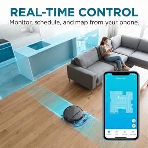 Aspiradora Inteligente, Robot Aspirador y Mopa Húmeda y Seca con Limpieza de Bordes, Control Inteligente - Product Image 6