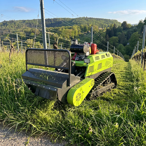 <span class=keywords><strong>Tondeuse</strong></span> Débroussailleuse Télécommandée à Essence Loncin 420CC 12HP pour l'Entretien des Terrains, des Gazonnages et le Débroussaillage des Sentiers, Largeur de Coupe 800mm, Fonction <span class=keywords><strong>Mulching</strong></span> - Product Image 2