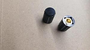 BONENS KN-15 Corps noir avec ligne indicatrice blanche Bouton de potentiomètre de 6 mm - Product Image 2