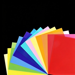Feuille de PVC rigide colorée A4 personnalisée, film mince semi-transparent en PP, feuille de PVC rigide transparente OEM - Product Image 1