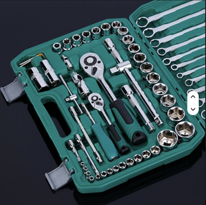 61pcs Auto Repairing Toolkit Spanner Socket Sockets <b>Tool</b> Sets Wrench Set Combination Hard Case <b>Box</b> for Motorcycle 61 WK-61-CV 61 - Product Image 5