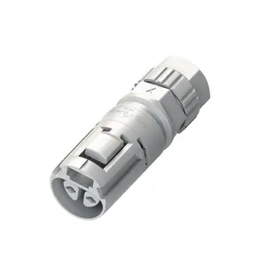 best selling 2 pin female cable end quick coupling connector for grow lighting