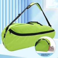 Sac de sport en jean grande capacité imperméable à bandoulière avec compartiment à chaussures pour badminton, tennis, baseball – Vente chaude transfrontalière 3/6 pièces