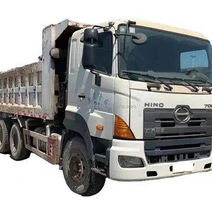 2018 yıl kullanılan durum 6x4 10 tekerlekler Hinos700 kamyon 30Ton Hinos 700 DAMPERLİ KAMYON