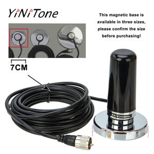 Qyt Voor Tyt Korte Antenne NB-70 7Cm Nmo Magnetische Mount Basis 5M <span class=keywords><strong>PL</strong></span>-259 Connector Coaxiale RG-58 Kabel Voor Auto Mobiele Walkie Talkie - Product Image 2