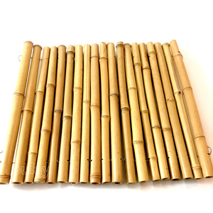 Vallas de Bambú Amarillo Natural de 40 cm, Decoración <span class=keywords><strong>para</strong></span> Jardines Pequeños, Vallas <span class=keywords><strong>para</strong></span> Bares, Hoteles, Patios, Valla de Bambú, Pared - Product Image 5