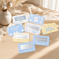 Cartes à gratter personnalisées OEM ODM – Usine de vente en gros, découpe sur mesure, formes variées, conception gratuite, plus de 1000 pièces, personnalisation en vrac