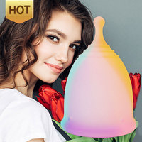 Coupe menstruelle réutilisable Furuize Factory, coupe menstruelle en silicone de qualité médicale, coupe d'hygiène féminine confortable.