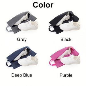 Waterproof Bags, Custom Travel Storage Pouch With Zipper, Portable Gym/Sports/Camping <b>Shoe</b> Bags - Product Image 5