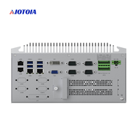 Mini PC sans ventilateur, ordinateur embarqué industriel, sortie double écran VGA HDMI, entrée d'alimentation DC 12V, qualité industrielle M80 2P