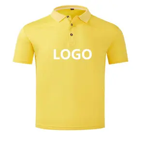 Polo personalizado con cuello en V para hombre, venta al por mayor, Polo de manga corta con logo de algodón orgánico de peso pesado, Polo de manga corta