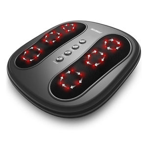 Masajeador eléctrico de pies con calor Shiatsu, máquina para mejorar la circulación corporal - Product Image 1