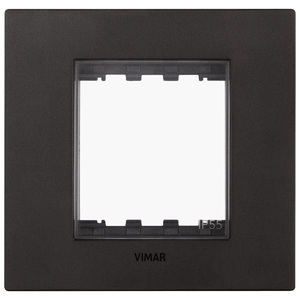 แผ่นติดผนังวิมาร์ IP55 สีดำ 9.4x4.2 ซม. สำหรับปลั๊กและเต้ารับ - Product Image 1