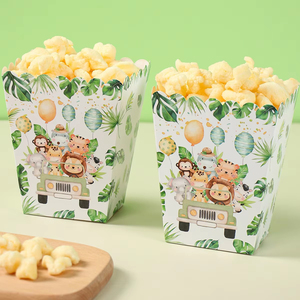 Cajas <span class=keywords><strong>de</strong></span> Palomitas Personalizadas con Diseño <span class=keywords><strong>de</strong></span> Zoológico, Caja <span class=keywords><strong>de</strong></span> Papel para Fiestas <span class=keywords><strong>de</strong></span> Cumpleaños con Temática <span class=keywords><strong>de</strong></span> <span class=keywords><strong>la</strong></span> Selva, Recuerdos para Cine - Product Image 3