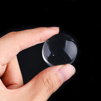Outil de manucure en gros timbre d'art d'ongle tampon d'ongle en cristal de Silicone transparent pour manucure à la maison