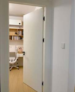 Portes intérieures en placage de bois personnalisées pour villa, appartement, bureau, chambre, salle de bain, salle d'étude, entrée, cuisine, hôtel, entrepôt - Product Image 5