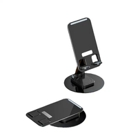 Support de téléphone et tablette de bureau en aluminium, rotatif à 360°, télescopique, antidérapant, pour diffusion en direct – Vente en gros usine, populaire