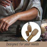 Flacon roll-on en verre de 12 ml, luxe, écologique, pour huiles essentielles, sérums, gouttes pour les yeux, parfums, couleurs rose et vert personnalisables – Meilleures ventes